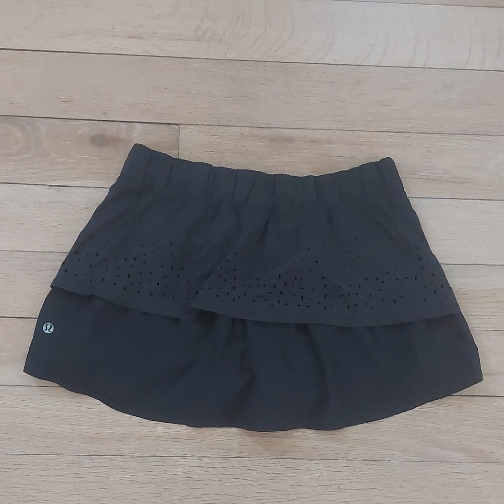 Lululemon Athletica Black Skater Skirt